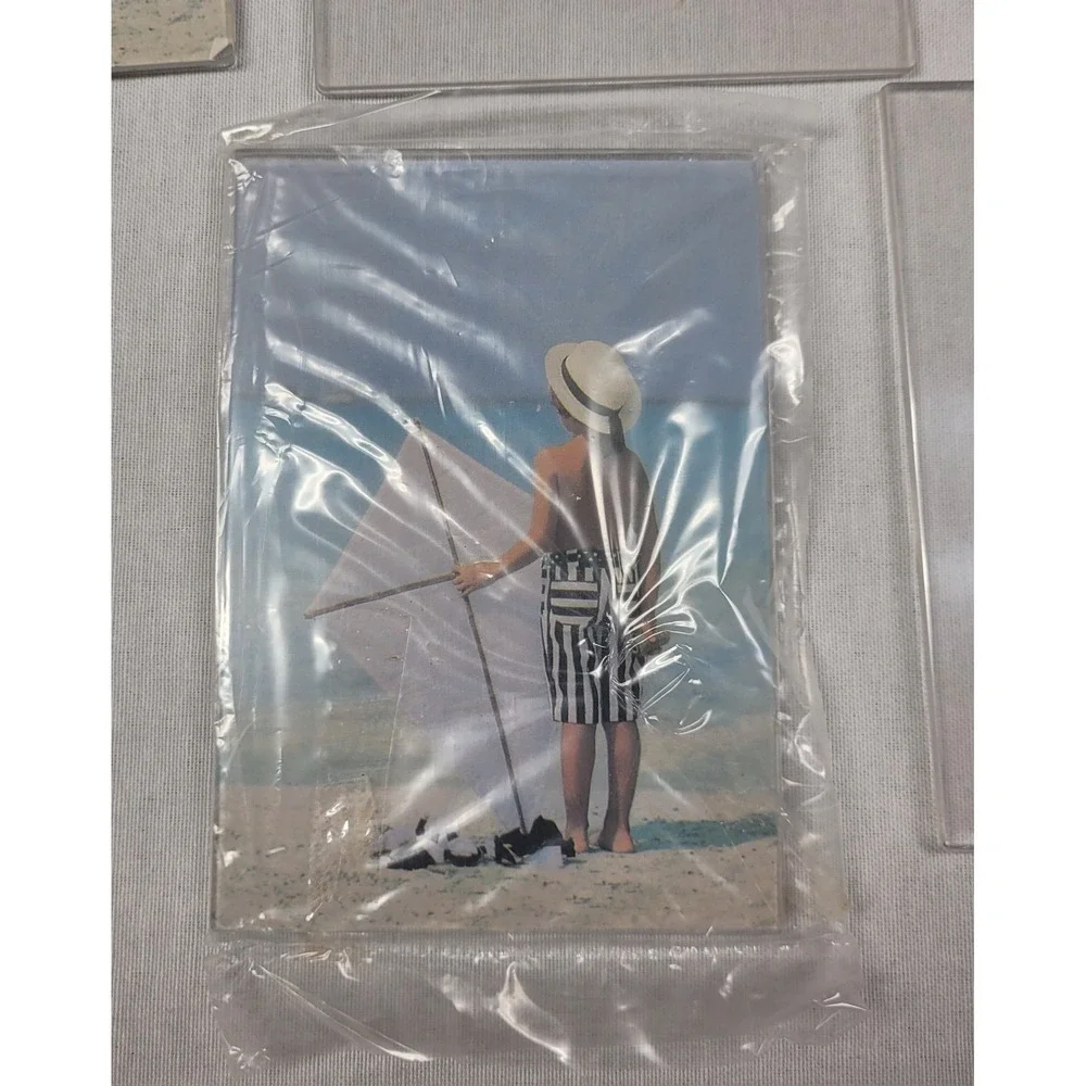 Unbranded Clear Acrylic Magnetic Photo Frames Set of 7 (5x - 3.5×5, 2x - 4×6)